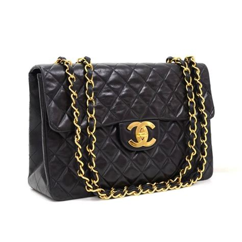 chanel black purse with black chain|chanel quilted handbag gold chain.